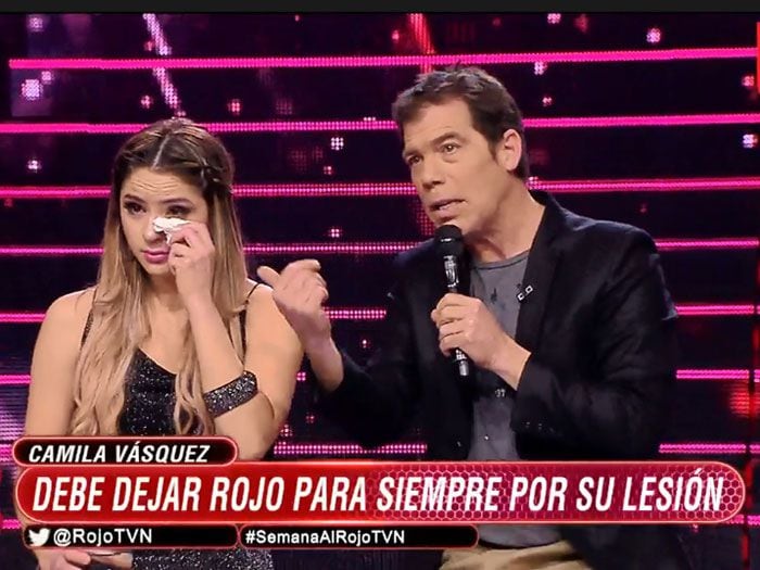 Bailarina debió abandonar "Rojo" por grave lesión