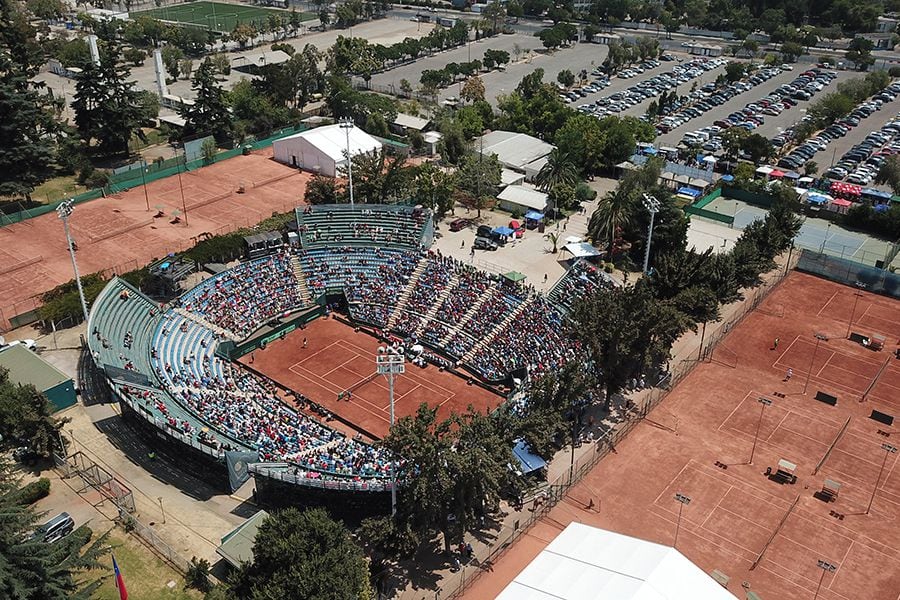 Vista aérea Copa Davis