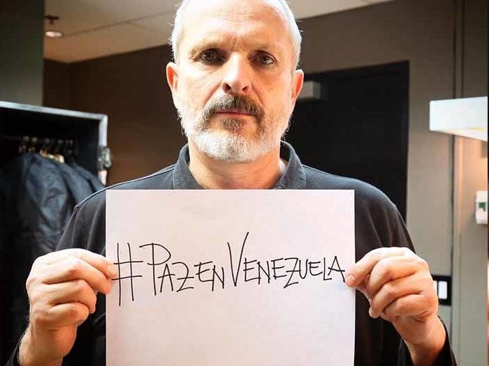 "Basta de tiranía": Miguel Bosé convoca a sus seguidores para marcha de la libertad en Venezuela