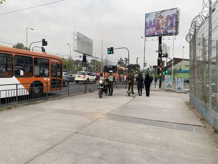 Estas son las cinco esquinas más peligrosas para los peatones santiaguinos