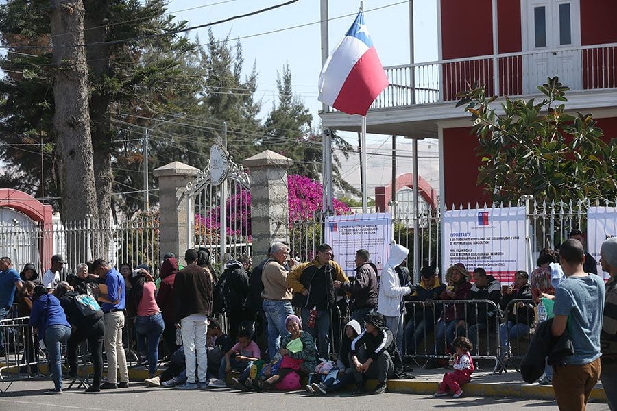 Crisis venezolana en Chile: la frontera del dolor