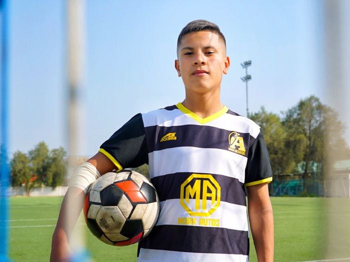 Steven Ortega, jugador por Lo Prado y goleador de la Copa Enel: "Para mí, el fútbol significa todo"