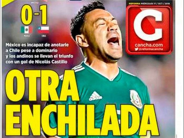 "Otra enchilada": prensa mexicana sufrió con nueva derrota frente a Chile