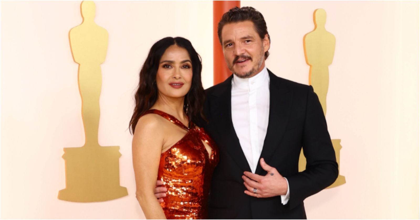 Salma Hayek y Pedro Pascal