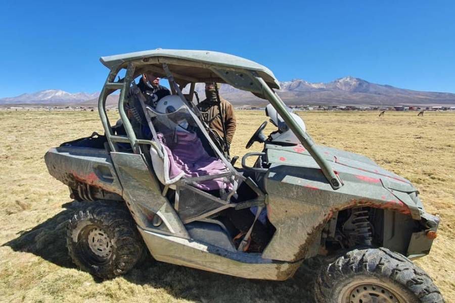 Lesionada en pleno desierto: rescatan a migrante atrapada a pocos kilómetros de Colchane