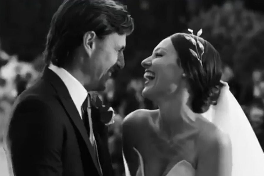 Pampita publica romántico video de su matrimonio