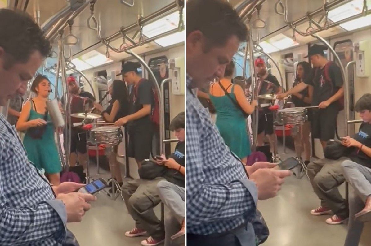 Video: Músicos en el Metro generan polémica