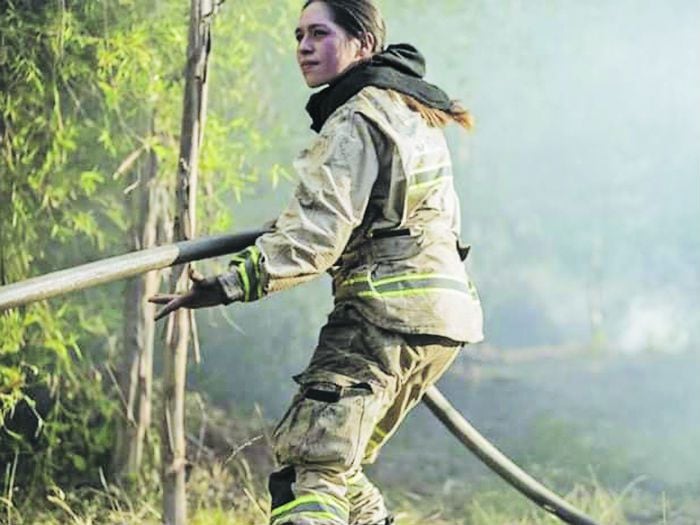 Lorena Torres: "Somos muchas mujeres fantásticas en Bomberos"