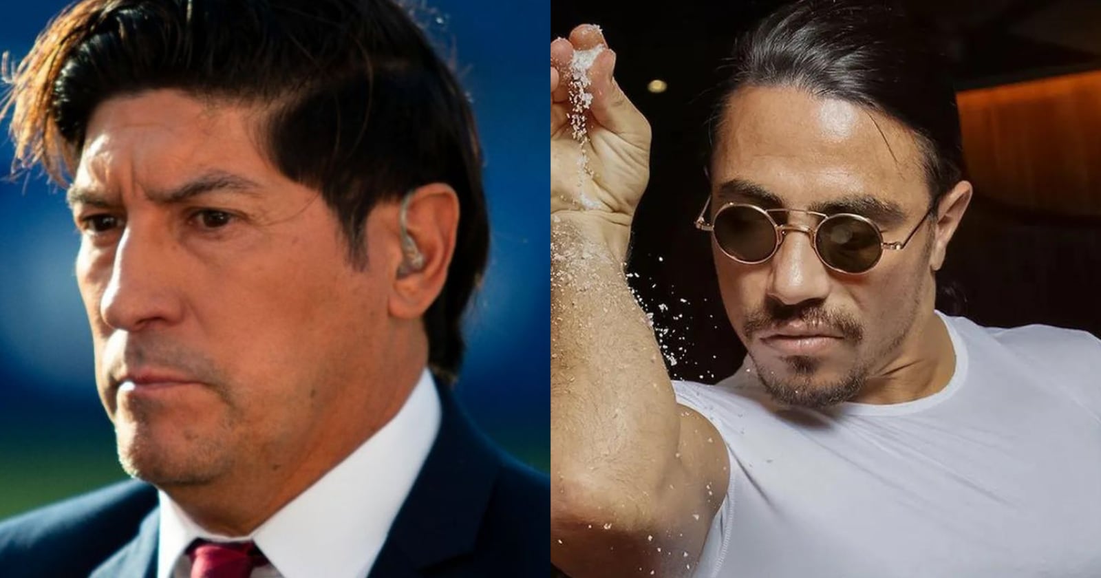 Iván Zamorano y Salt Bae