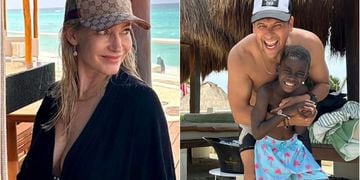 Marcela Vacarezza y Rafael Araneda comparten idílicas postales de sus vacaciones familiares en Cancún