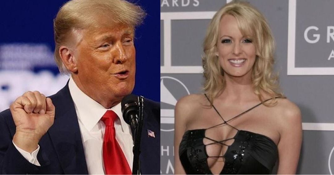 Donald Trump y Stormy Daniels