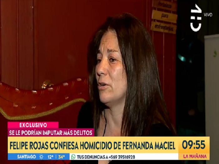 Mamá de Fernanda Maciel tras confesión de Felipe Rojas: "Se nos volvió a caer el mundo encima"