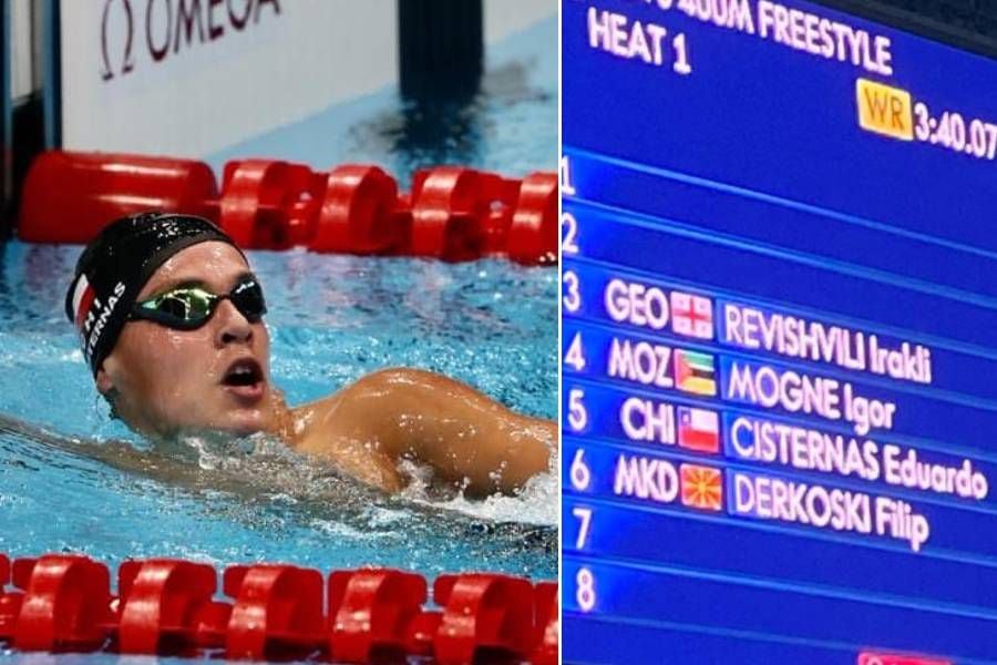 Debut ganador en los JJOO: Eduardo Cisternas logra récord para Chile en la natación