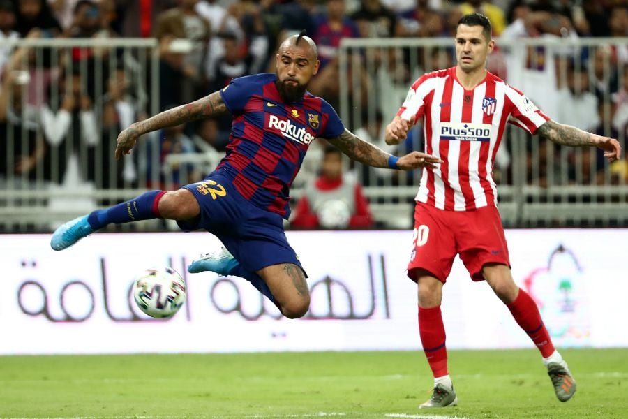 La garra de Vidal no bastó: Barcelona quedó eliminado ante el "Aleti"