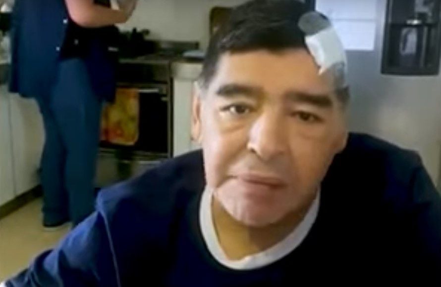 "Estoy abollado": filtran último video con vida de Diego Maradona