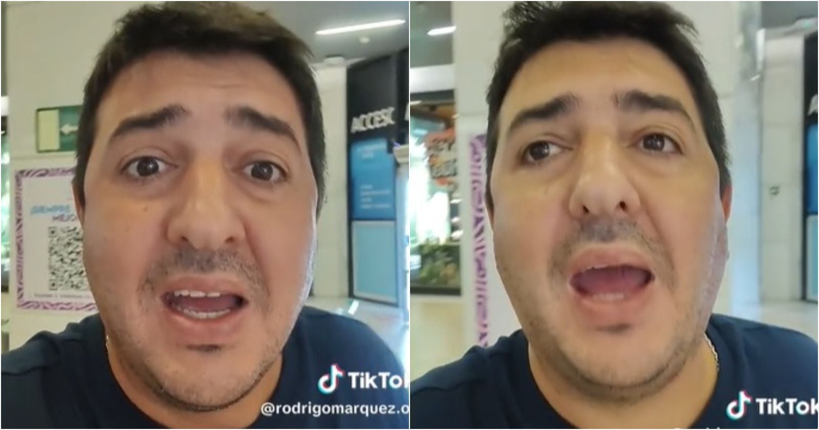 Turista argentino en TikTok