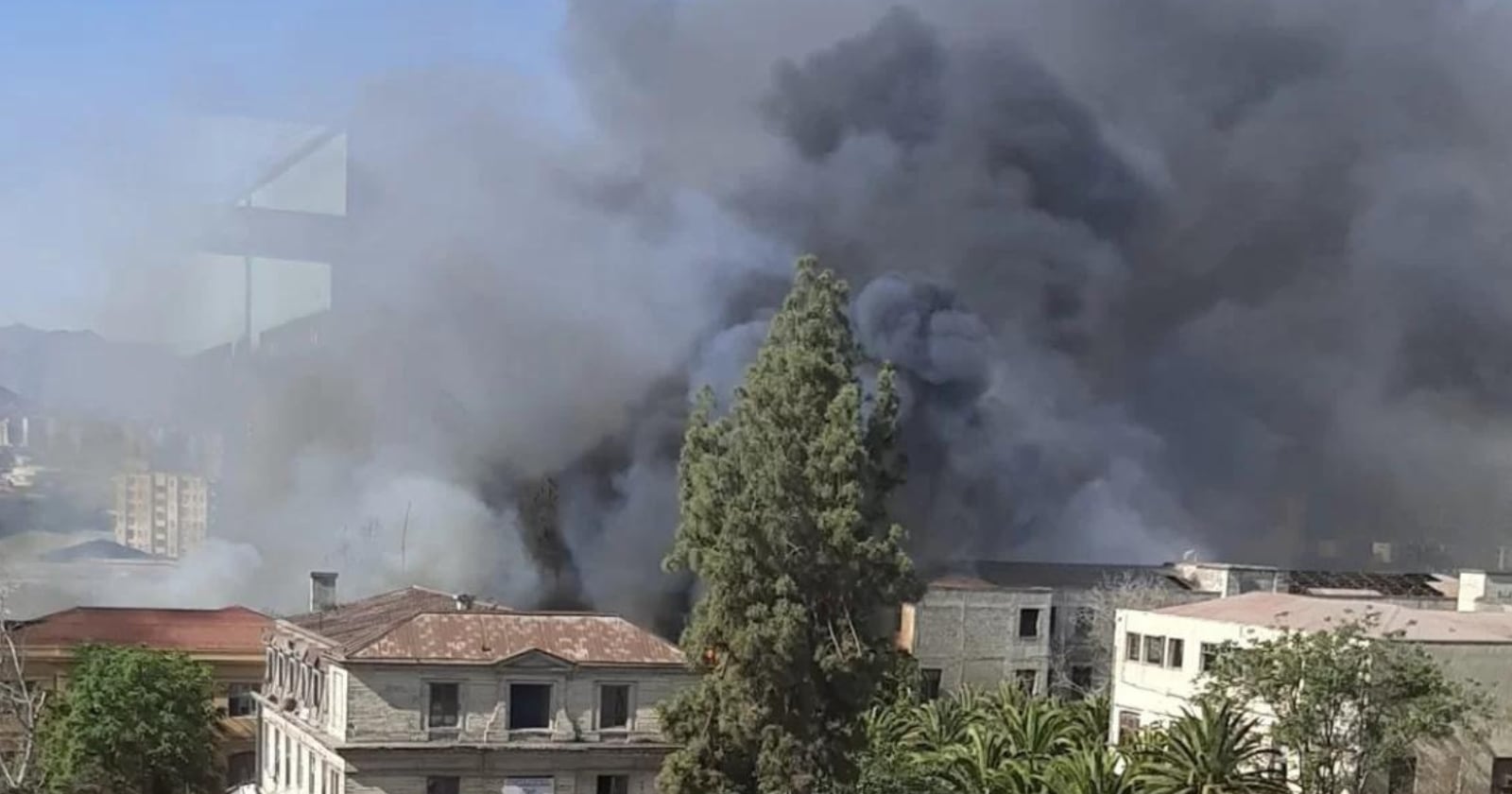 Incendio San Miguel/ fotografía Bio Bio Chile