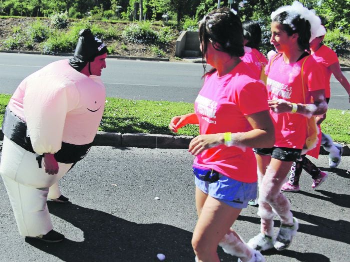 Sumos se robaron todas las selfies en el Running Festival