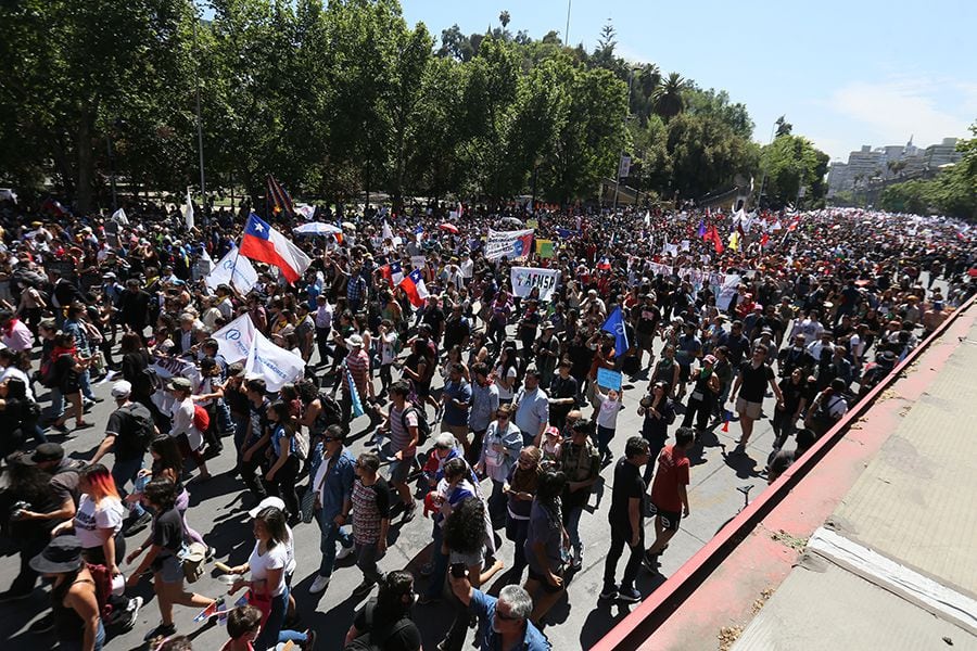 MARCHA NACIONAL EN SANTIAGO