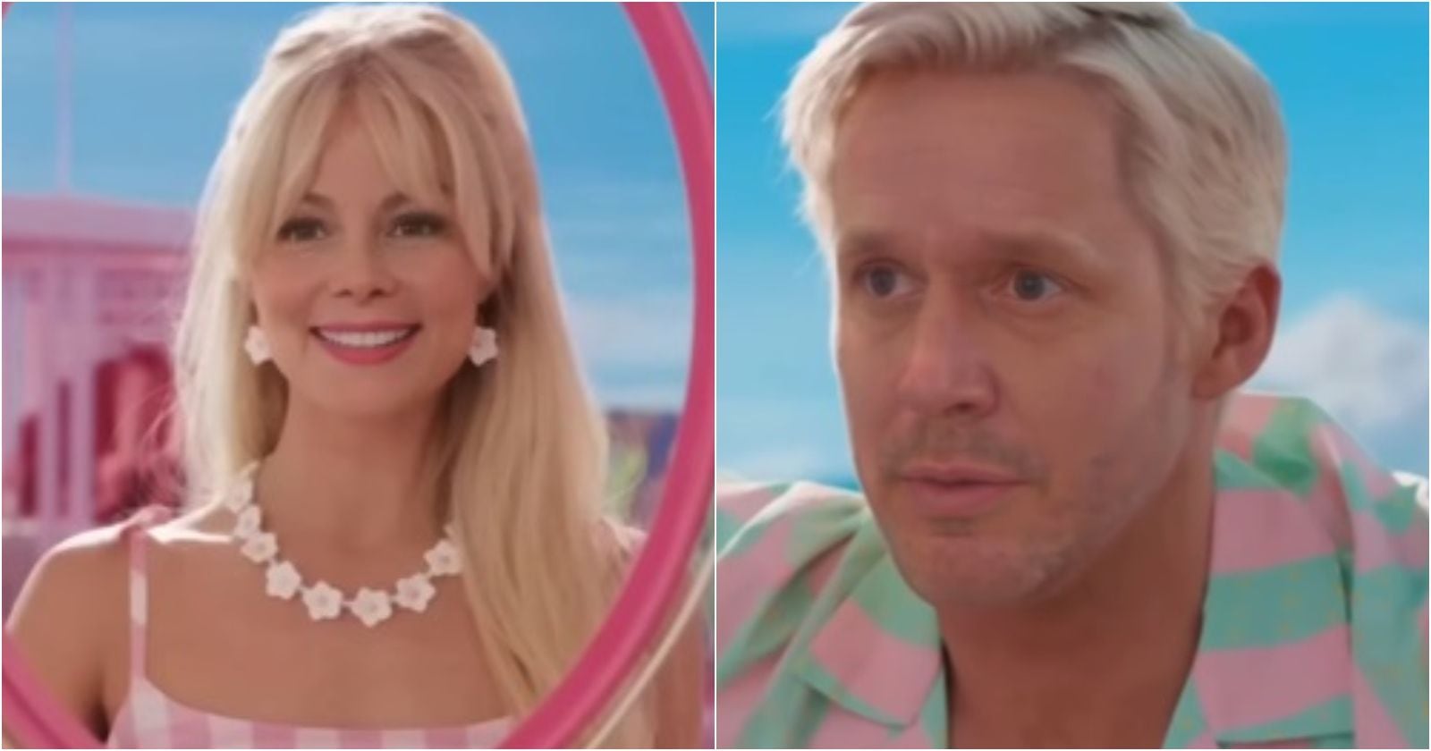 Cathy Barriga y Benjamín Vicuña en parodia de tráiler de Barbie con deepfake