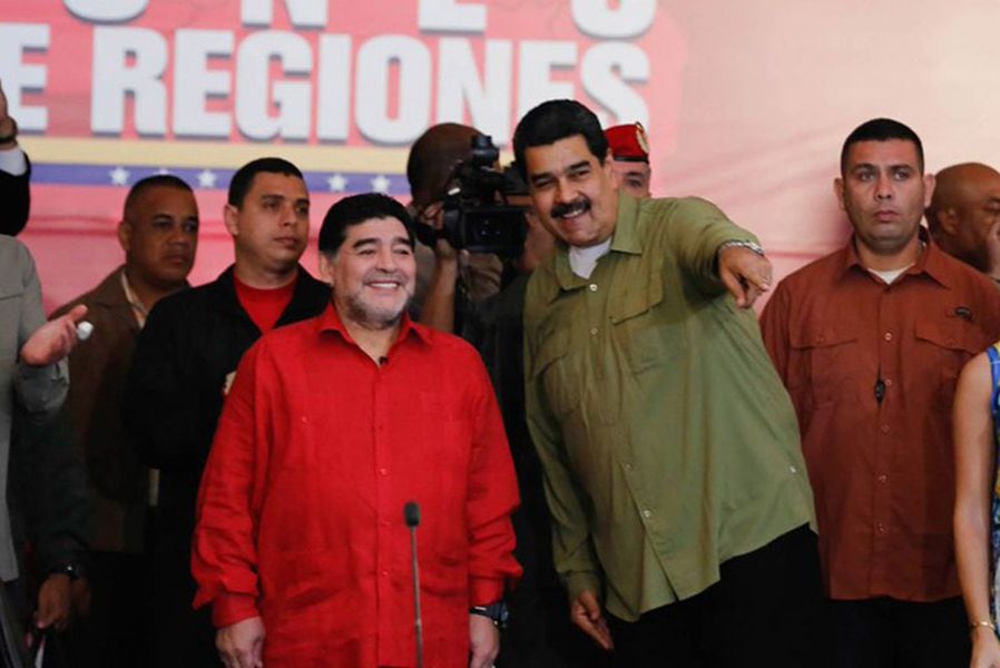 La millonaria deuda que tenía el gobierno de Maduro con Diego Maradona