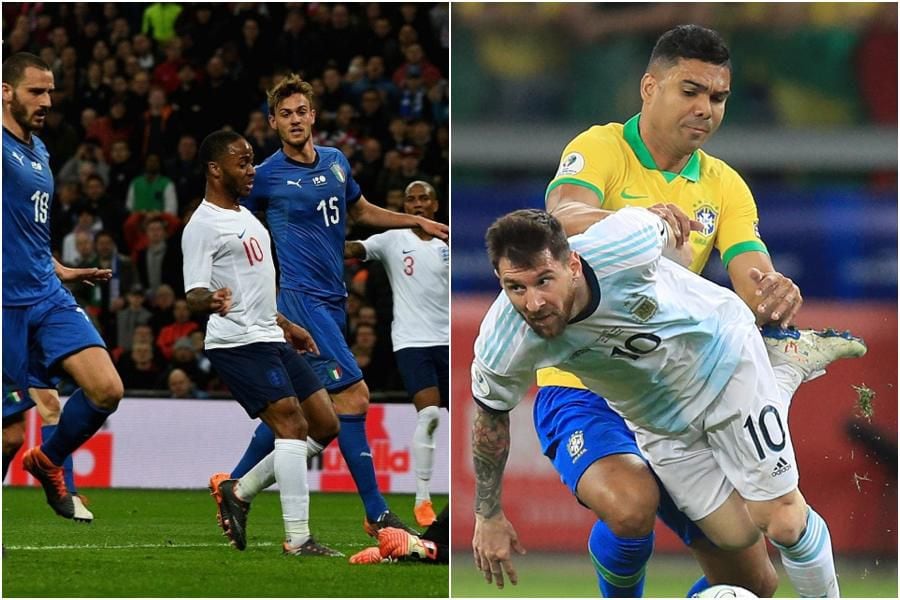 Italia vs. Inglaterra y Argentina vs. Brasil: dónde y cuándo ver las finales de la Eurocopa y la Copa América