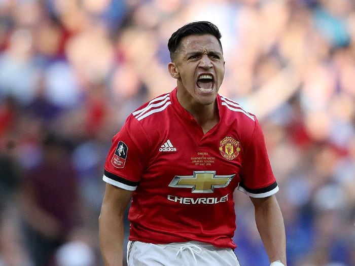 Alexis Sánchez será titular en el Manchester United para jugar la Copa FA