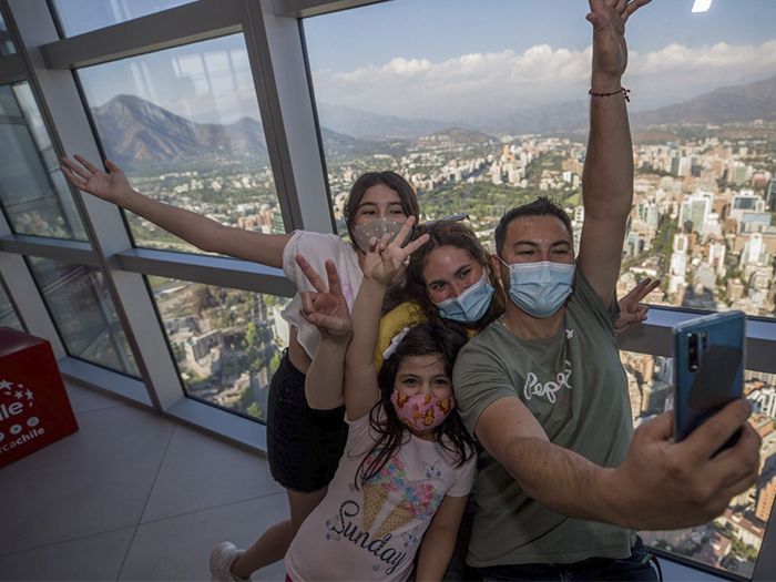 Panorama en Santiago: Sube 300 metros para mirar la capital