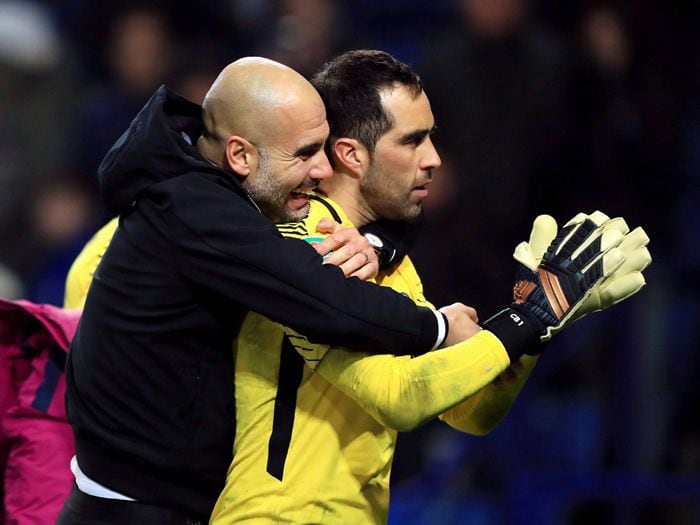 Pep Guardiola tiene al serrucho de Claudio Bravo