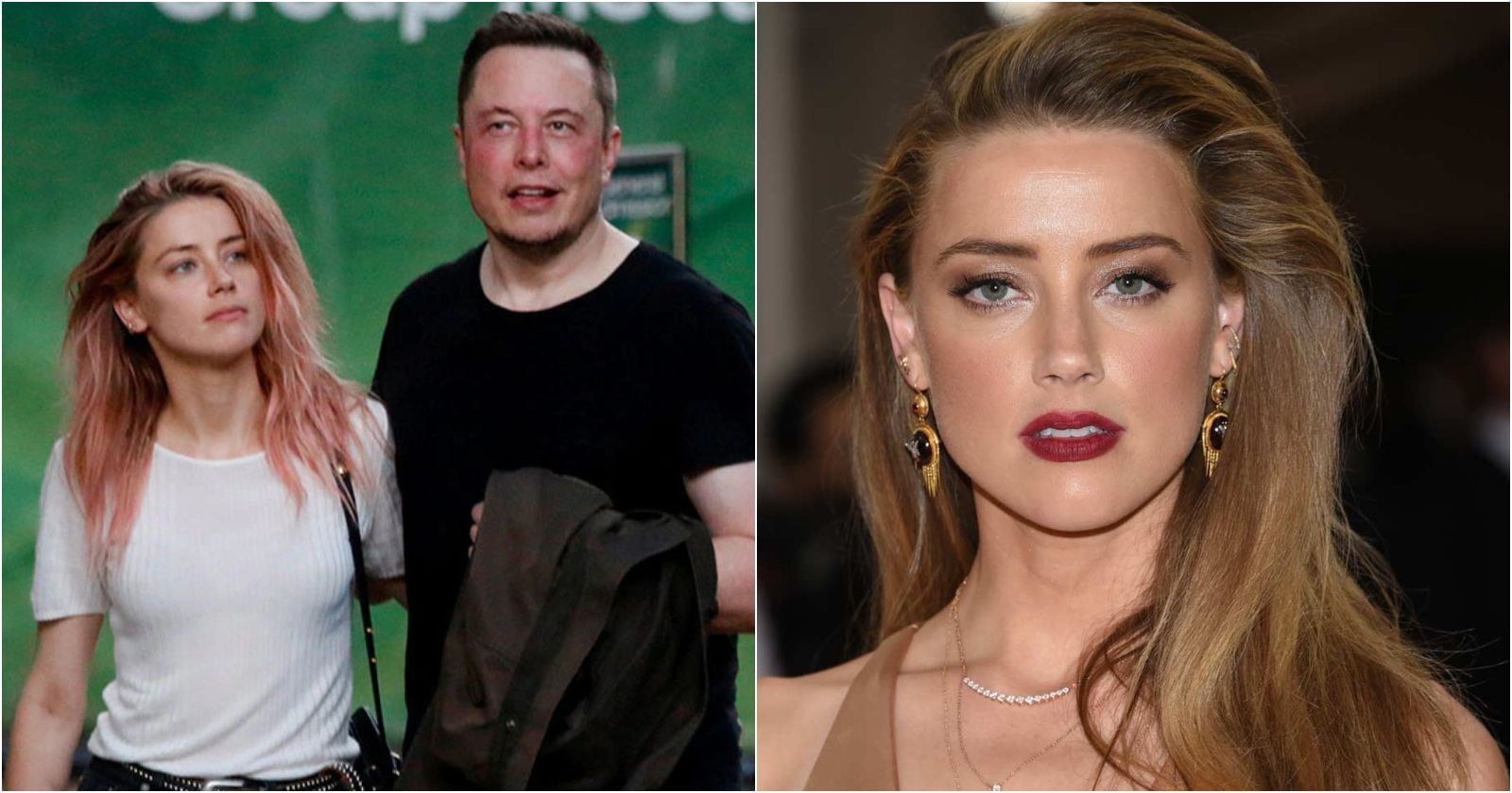 Amber Heard y Elon Musk