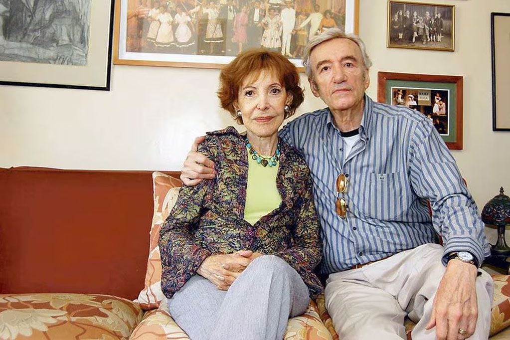Nelly Meruane junto a su esposo, Juan Carlos Bistoto