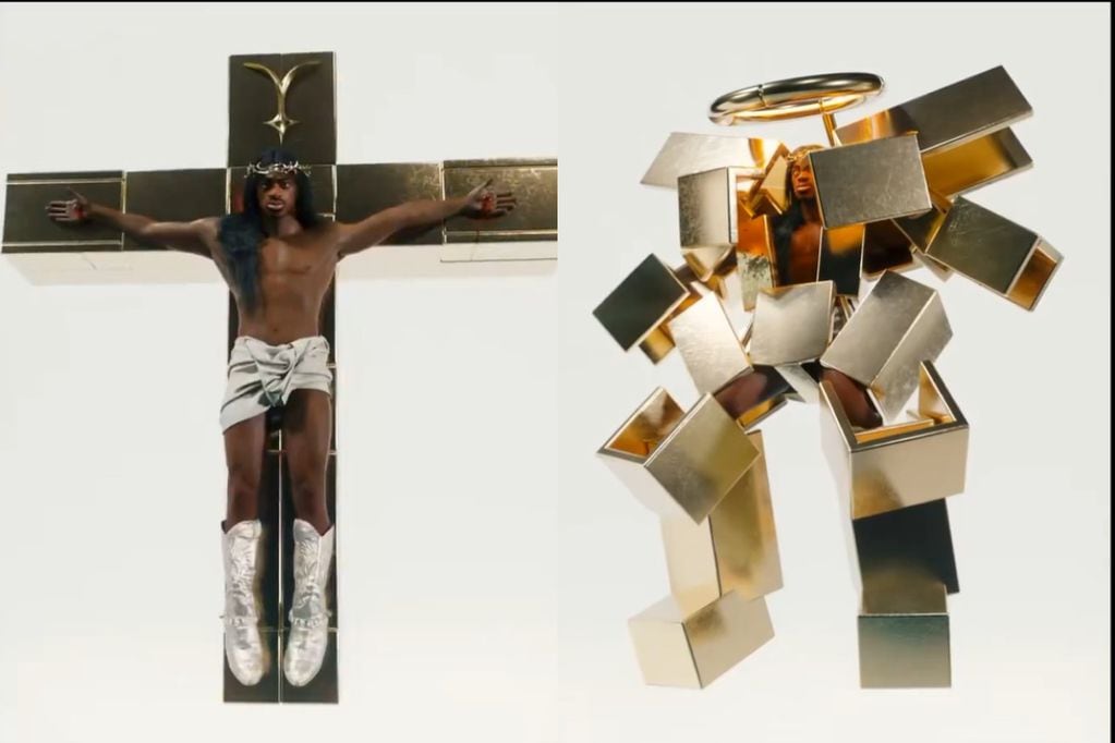 Lil Nas X se vistió de Jesucristo.