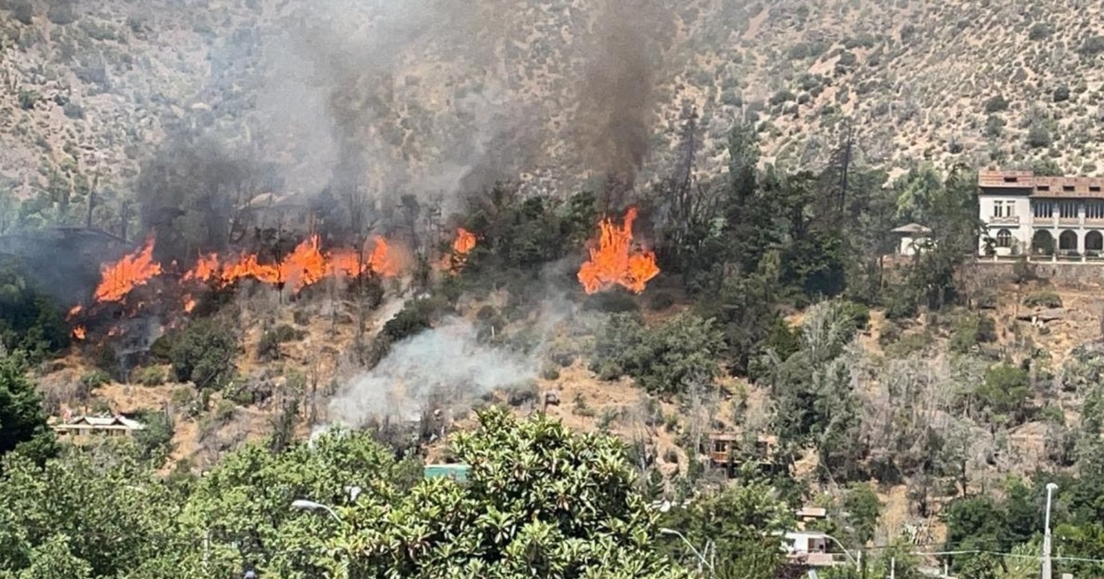 Incendio San José de Maipo