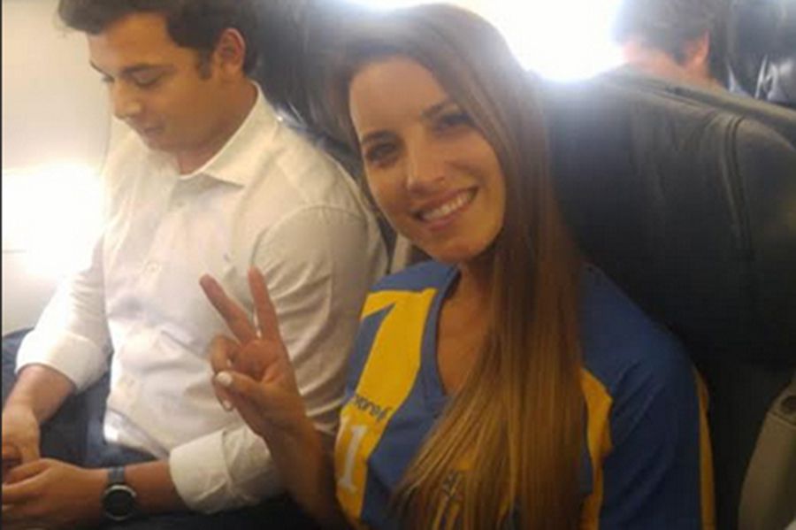 Lucila Vit fue la "infiltrada" en el avión de los cruzados