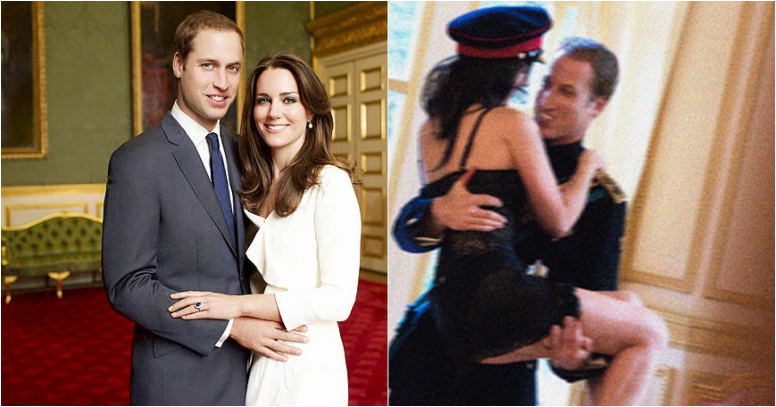 Kate Middleton y el príncipe Guillermo