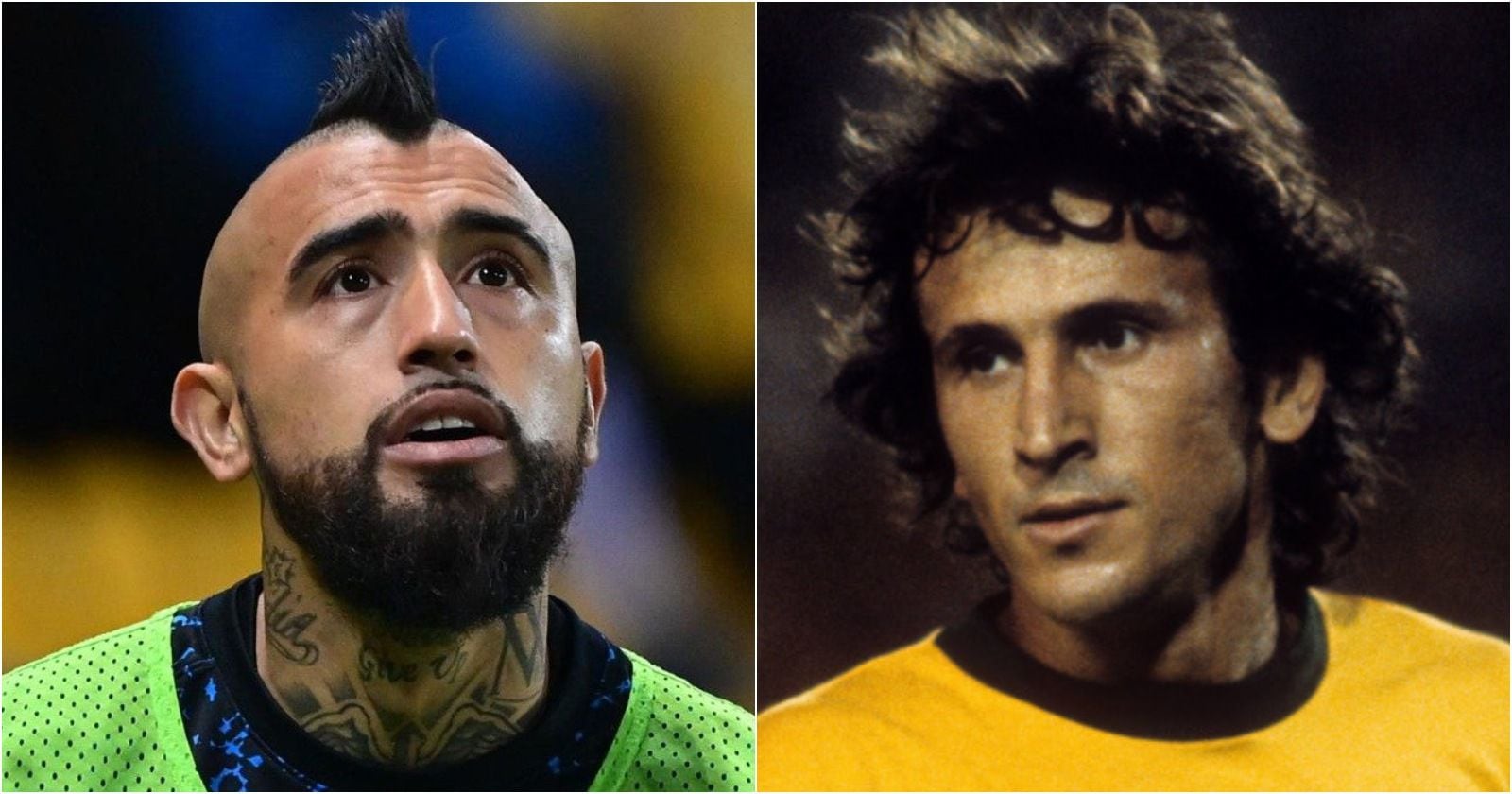 Arturo Vidal y Zico