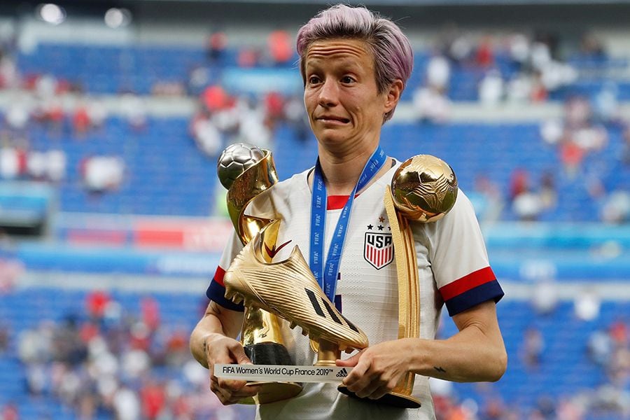 Megan Rapinoe "Terminó el trabajo" e hizo callar a Donald Trump