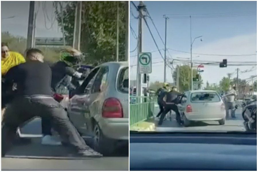 Hablan los motociclistas que agredieron a una familia en Puente Alto: "Pedimos disculpas, no nos dimos cuenta que habían niñas"