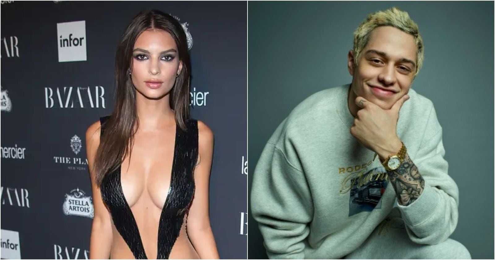 Emily Ratajkowski y Pete Davidson