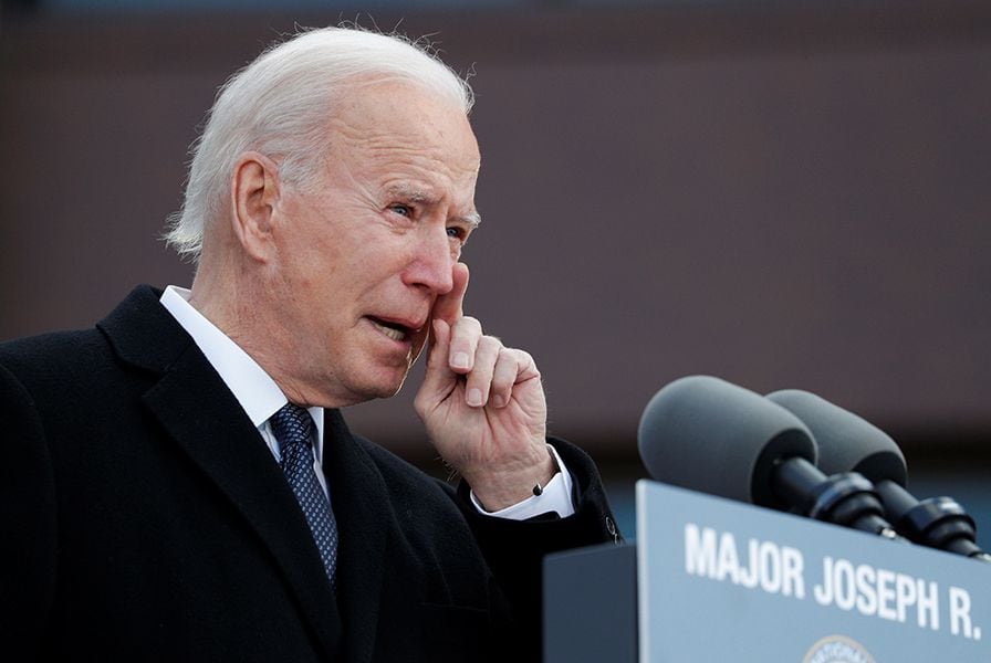 Joe Biden visits Beau Biden National Guard/Reserve Center in Wilmington