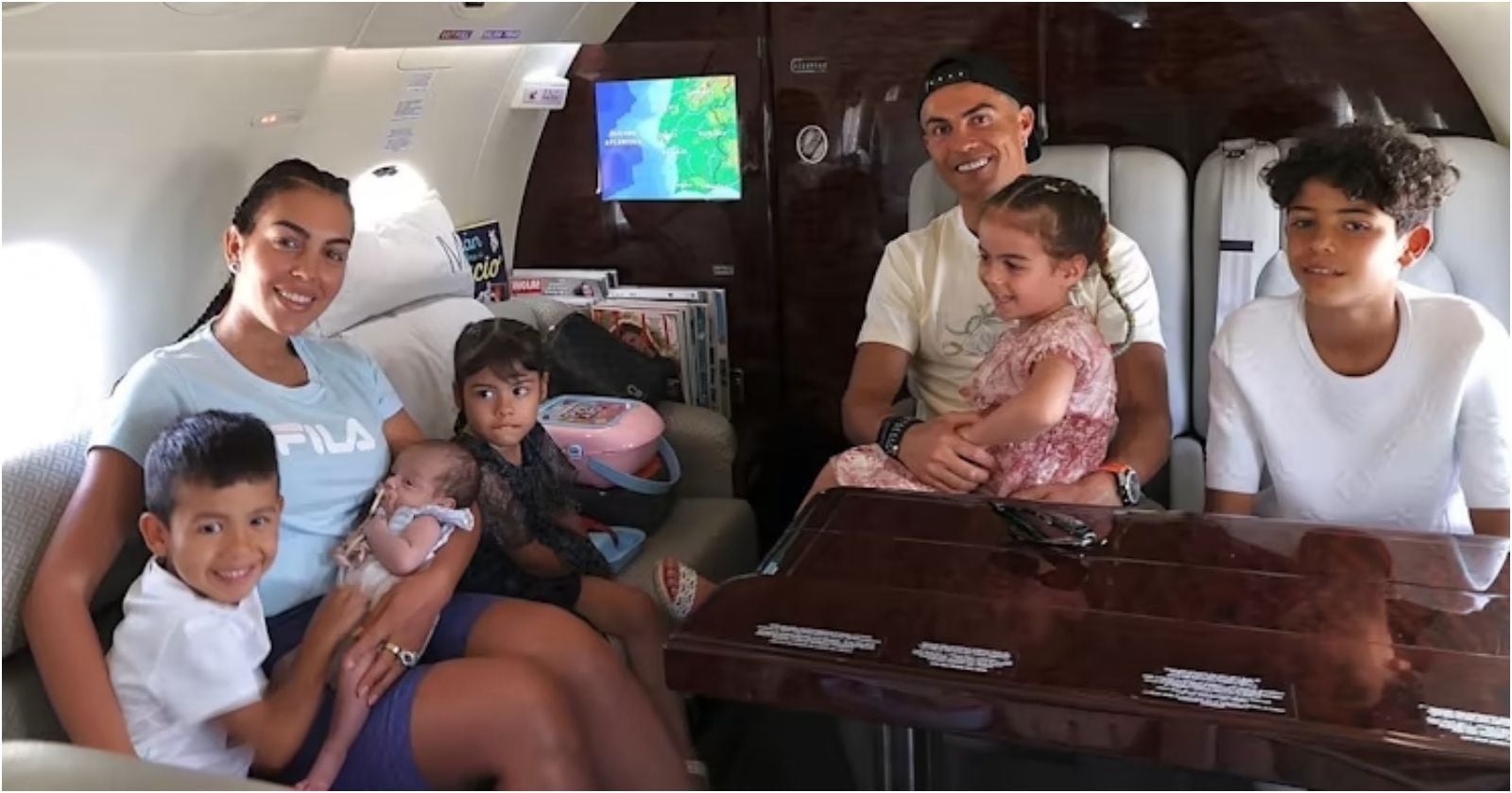 Cristiano Ronaldo y su familia