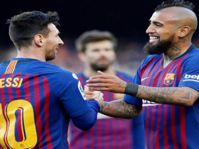 Filtran "actitud" de Arturo Vidal que maravilla a Lio Messi y compañía en Barcelona