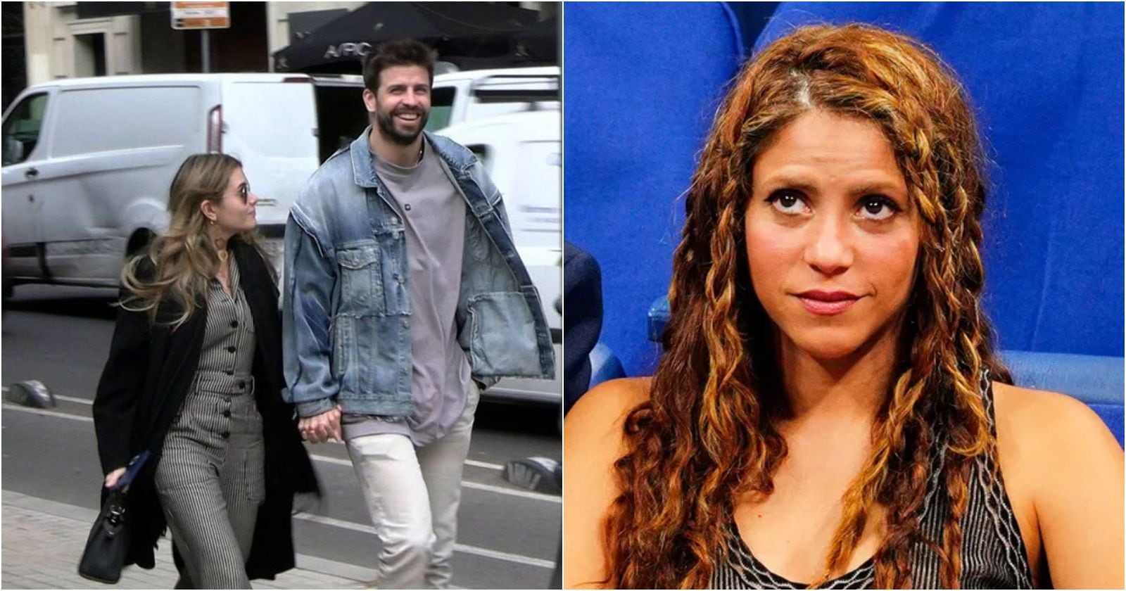 Clara Chía y Gerard Piqué. Shakira.