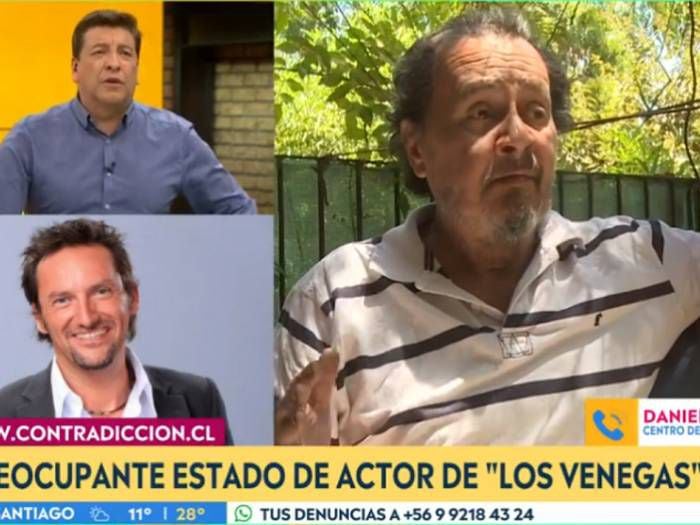 Daniel Fuenzalida interrumpió matinal para ofrecer ayuda a actor de "Los Venegas"