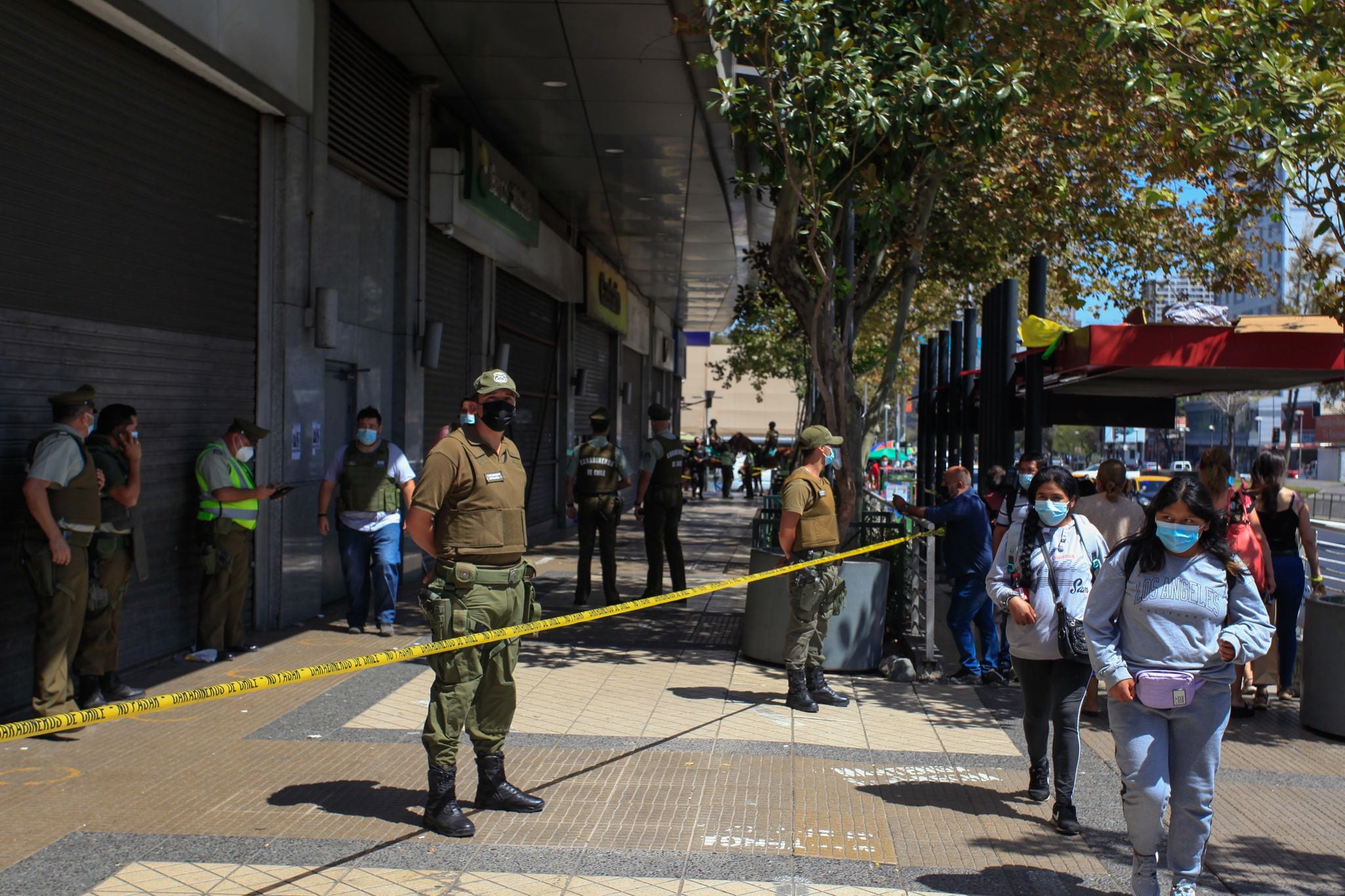 Balacera afuera del Mall Alameda