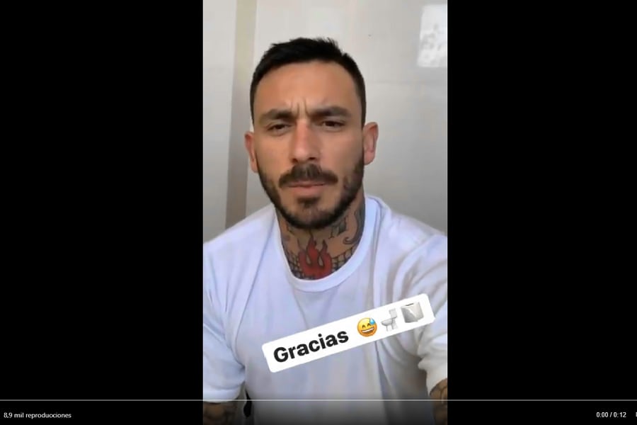 Mauricio Pinilla rechazó el "confort challenge" desde el WC