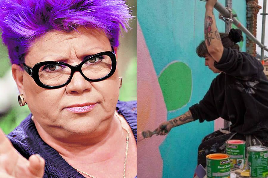 "Usted es la reina del populismo": Paty Maldonado atacó a Mon Laferte por mural