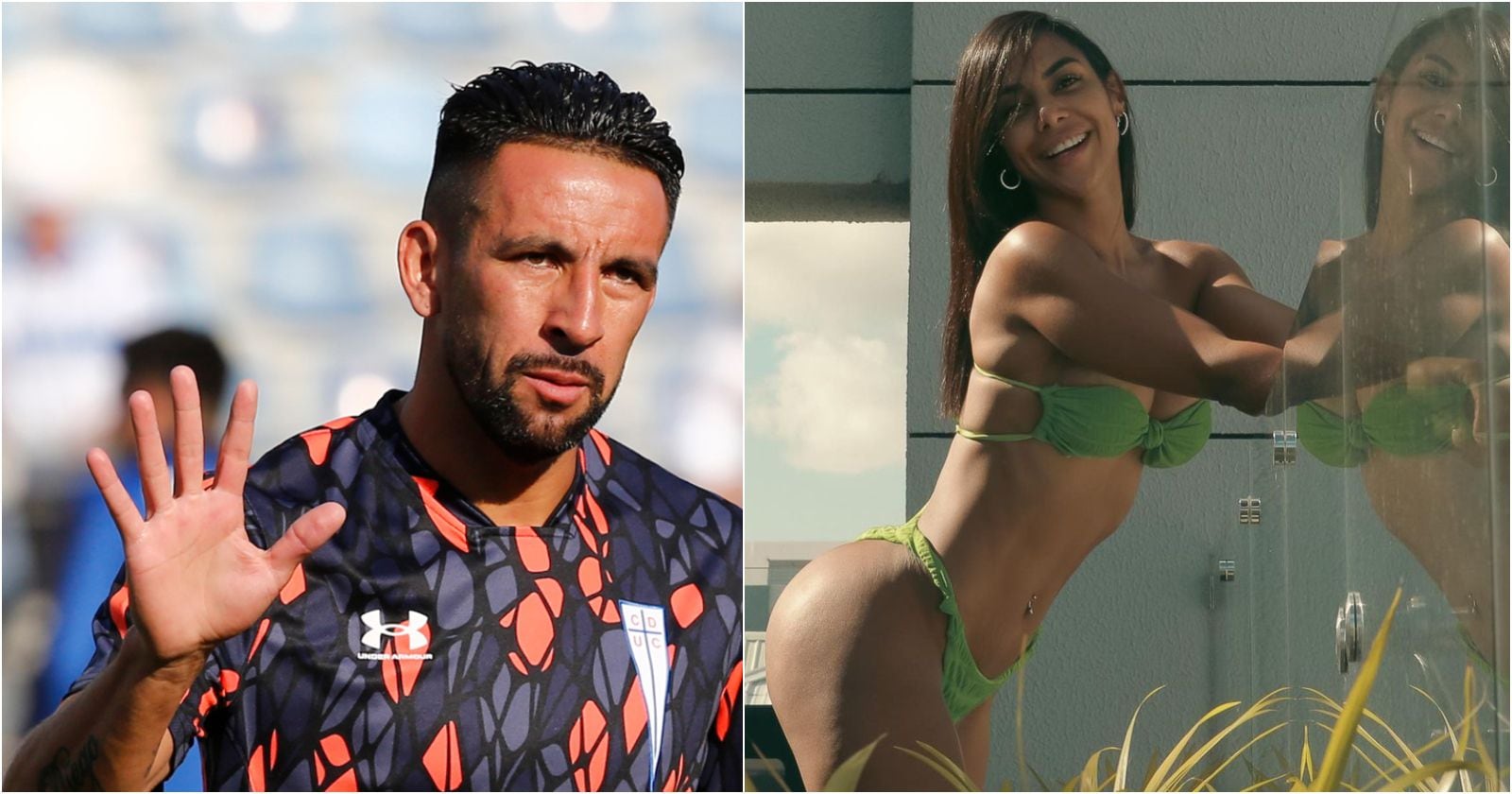 Mauricio Isla y Yaderyn Aquino