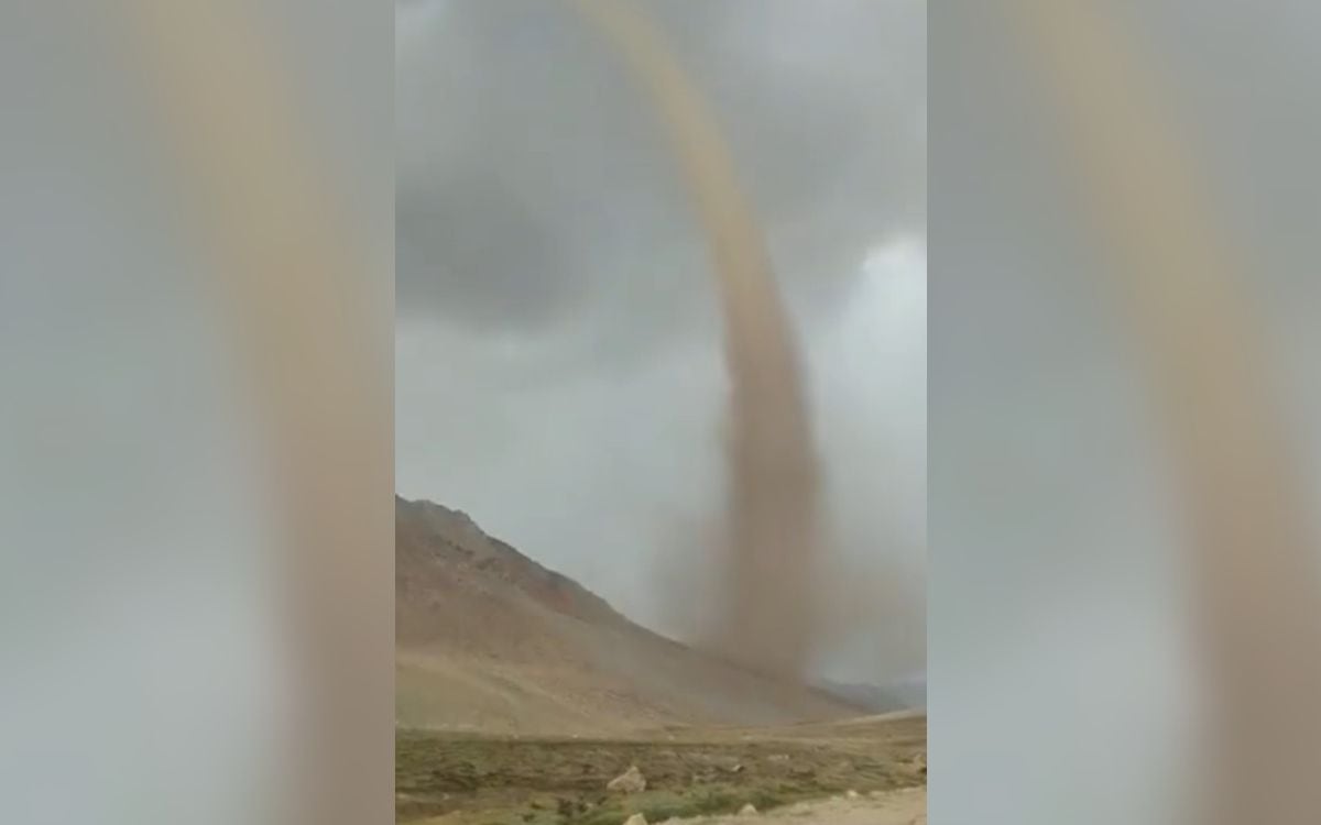 VIDEO: Gigantesco remolino en Paihuano, Valle del Elqui