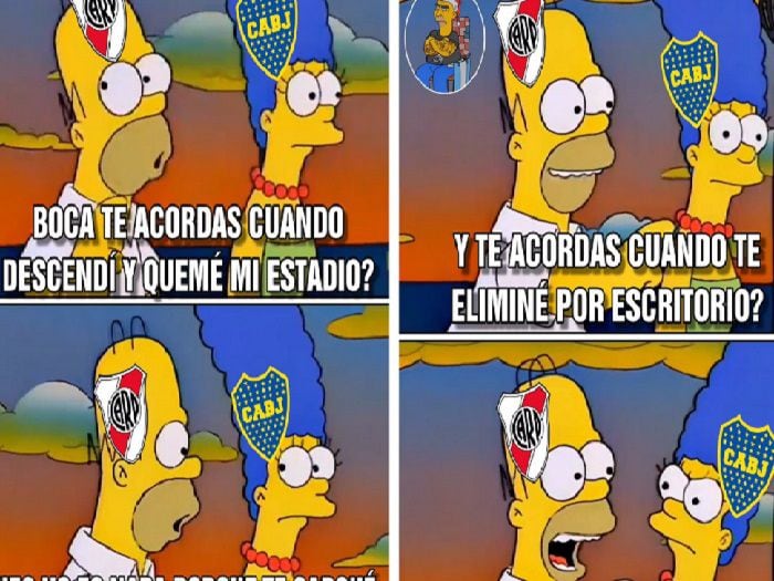 Nadie se salvó: Hinchas de River Plate le dieron en el piso a Boca con estos memes